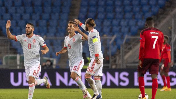 Canales participa en el tramo final del empate de España en Suiza (1-1)