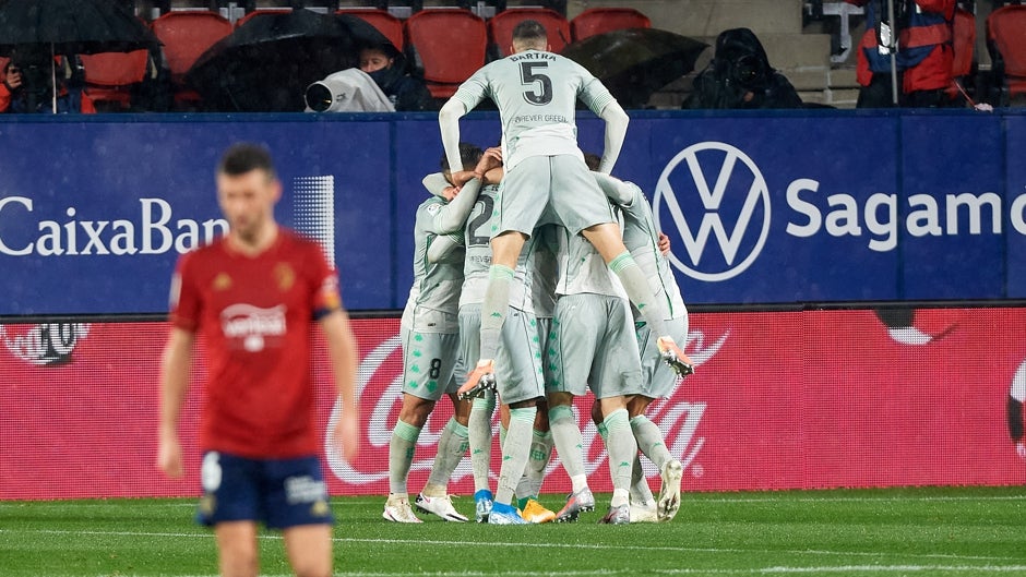 ¿Quién fue el mejor jugador del Real Betis ante el Osasuna?