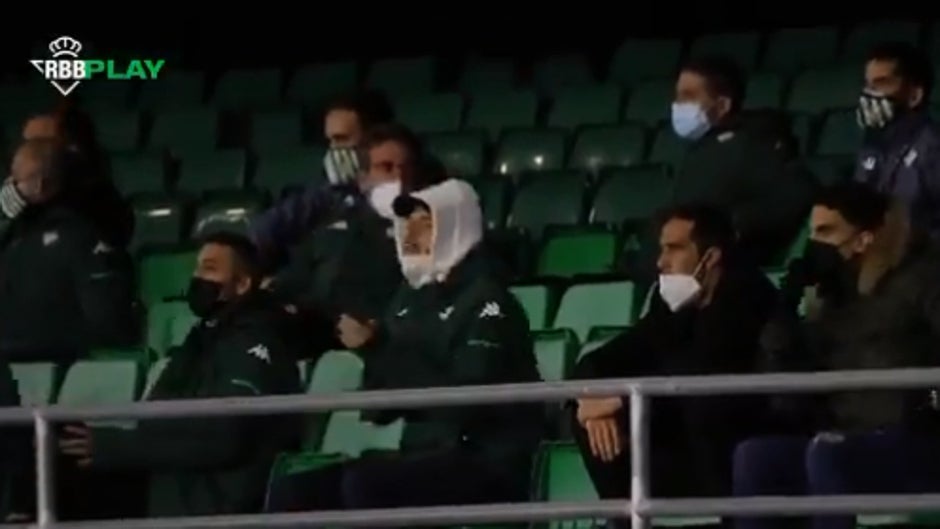 La nueva grada de animación del Villamarín