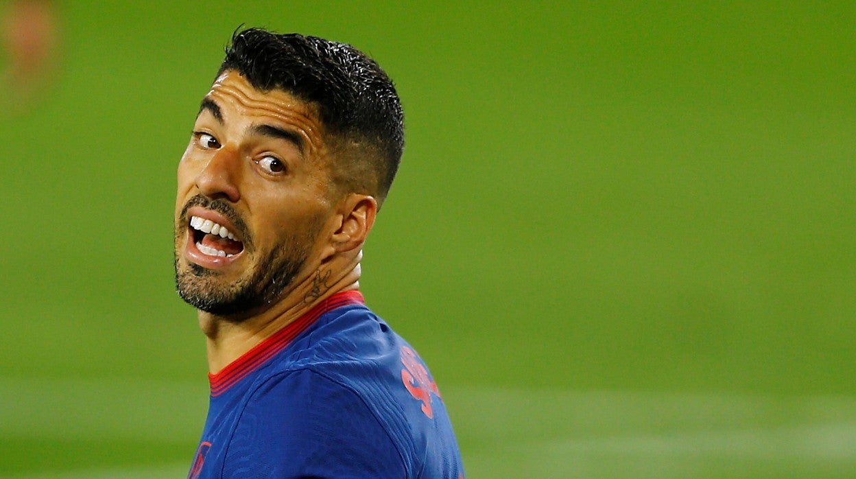 El delantero del Atlético de Madrid Luis Suárez