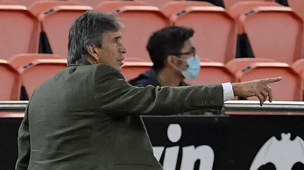 Pellegrini, en Mestalla