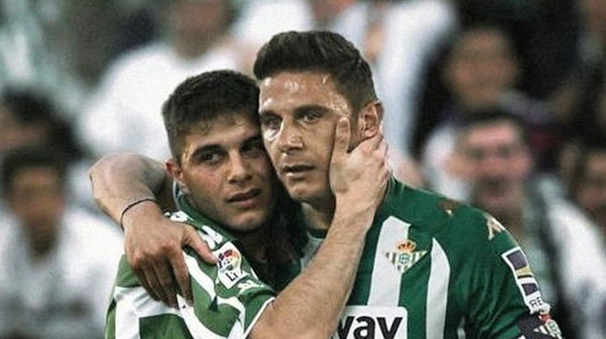 Joaquín y el montaje de sus inicios y actual en el Betis