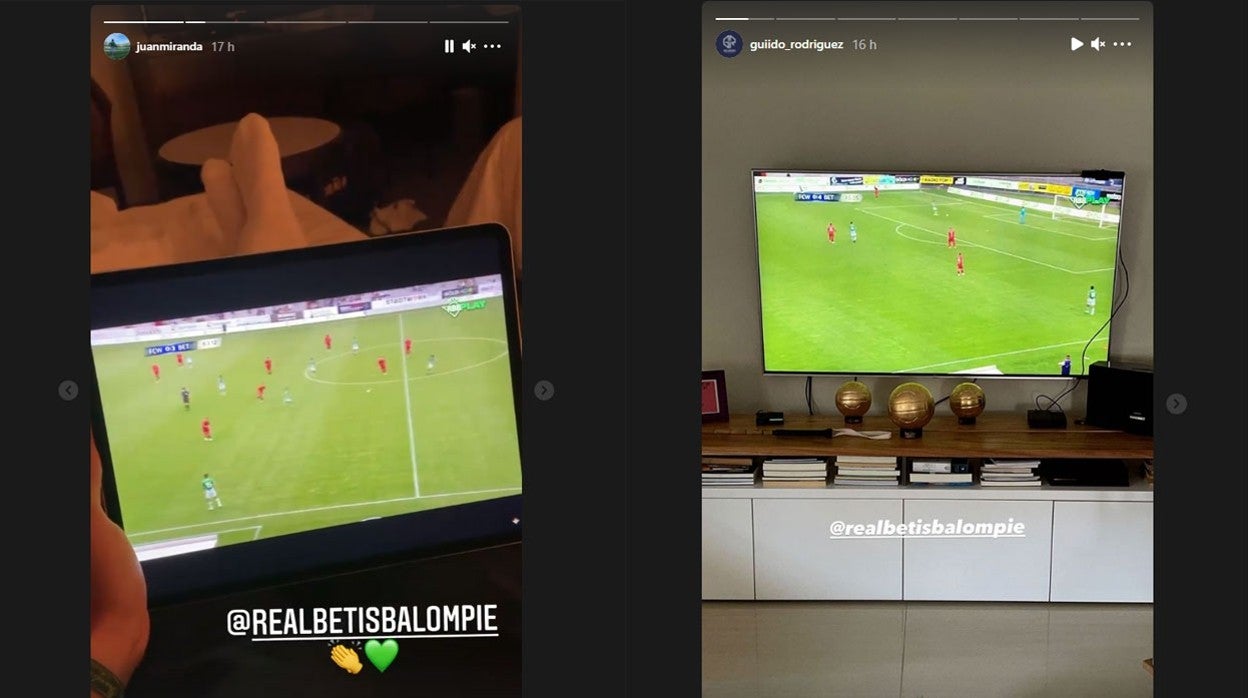 Guido y Miranda, seguimiento en la lejanía del primer amistoso de la pretemporada del Betis