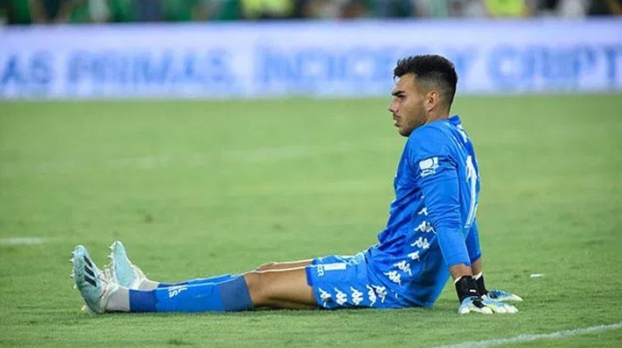 Dani Martín, en un partido con el Betis en la temporada 19-20