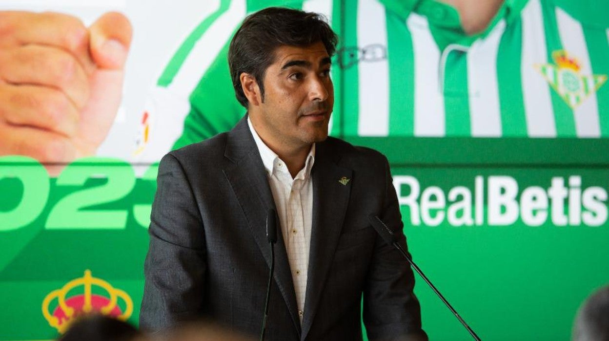 Ángel Haro, presidente del Real Betis