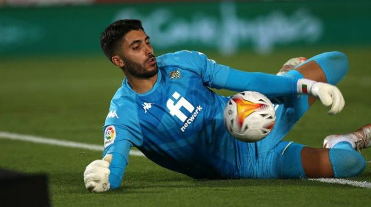 Rui Silva, en el Mallorca-Betis de la 1ª jornada