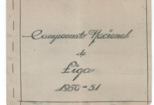 Uno de los cuadernos de José María de la Concha