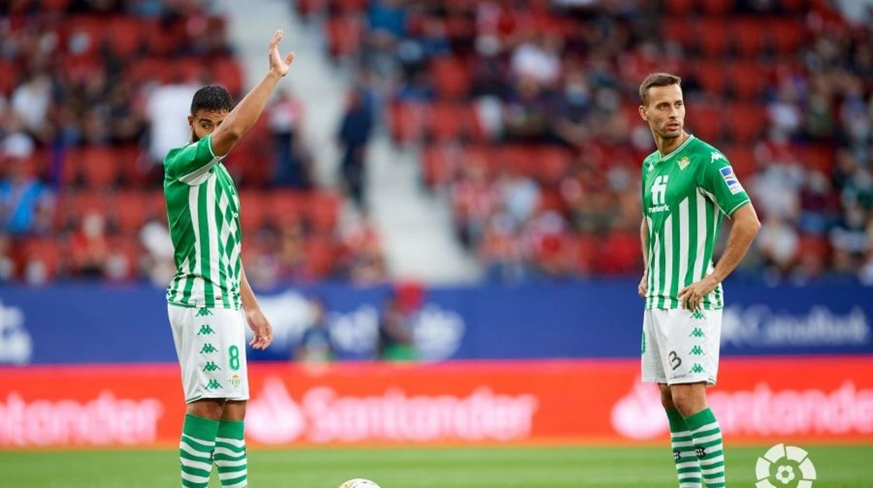 Fekir y Canales, en el Osasuna-Betis