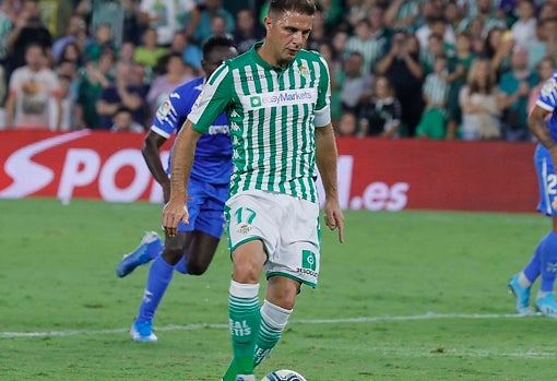 Joaquín, en el Real Betis-Getafe CF de LaLiga 19-20