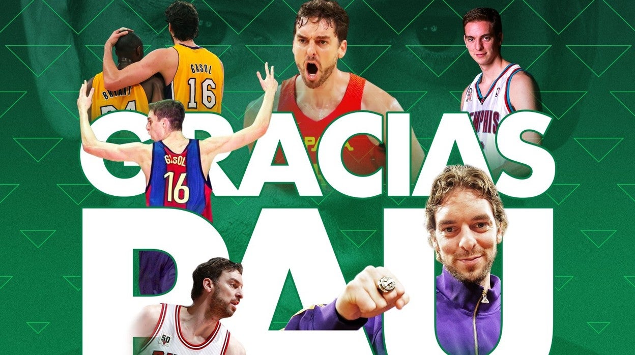 Así ha despedido el Coosur Betis a Pau Gasol en su retirada del baloncesto