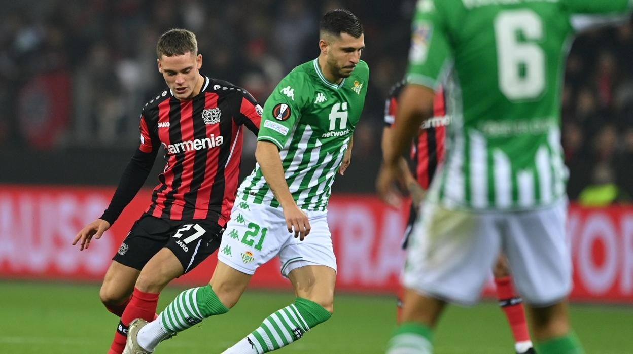Bayer Leverkusen - Betis, las estadísticas del partido