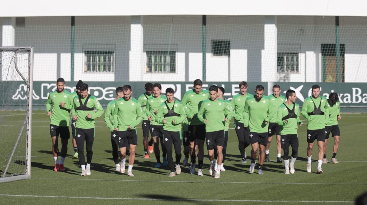 Entrenamiento del Betis antes de medirse al Celtic Glasgow