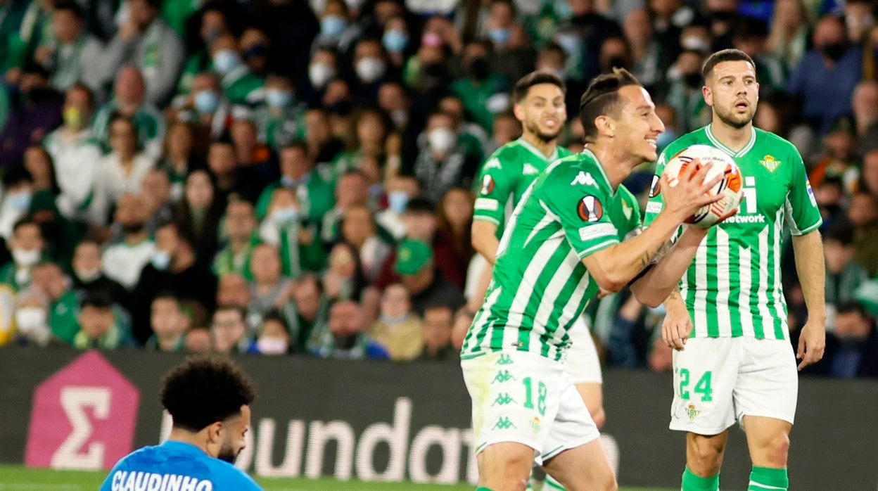 Guardado, en el Betis - Zenit