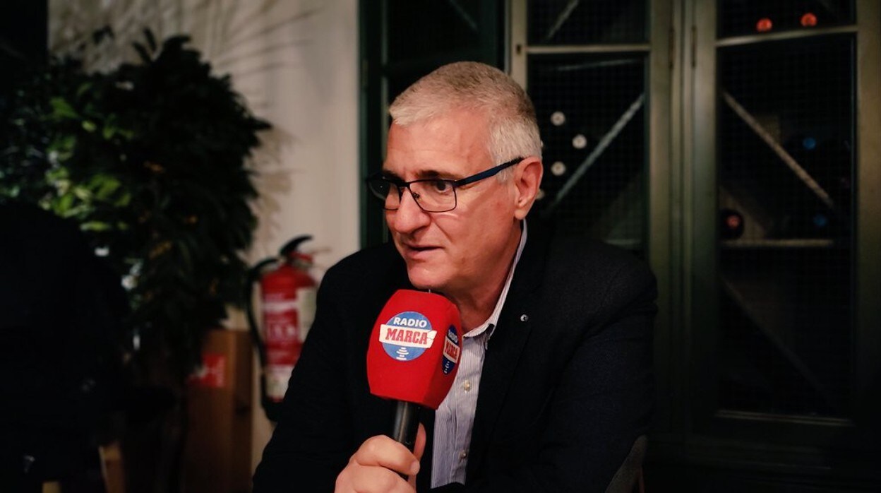 Antonio Cordón, director general deportivo del Betis, durante la entrevista en Radio Marca