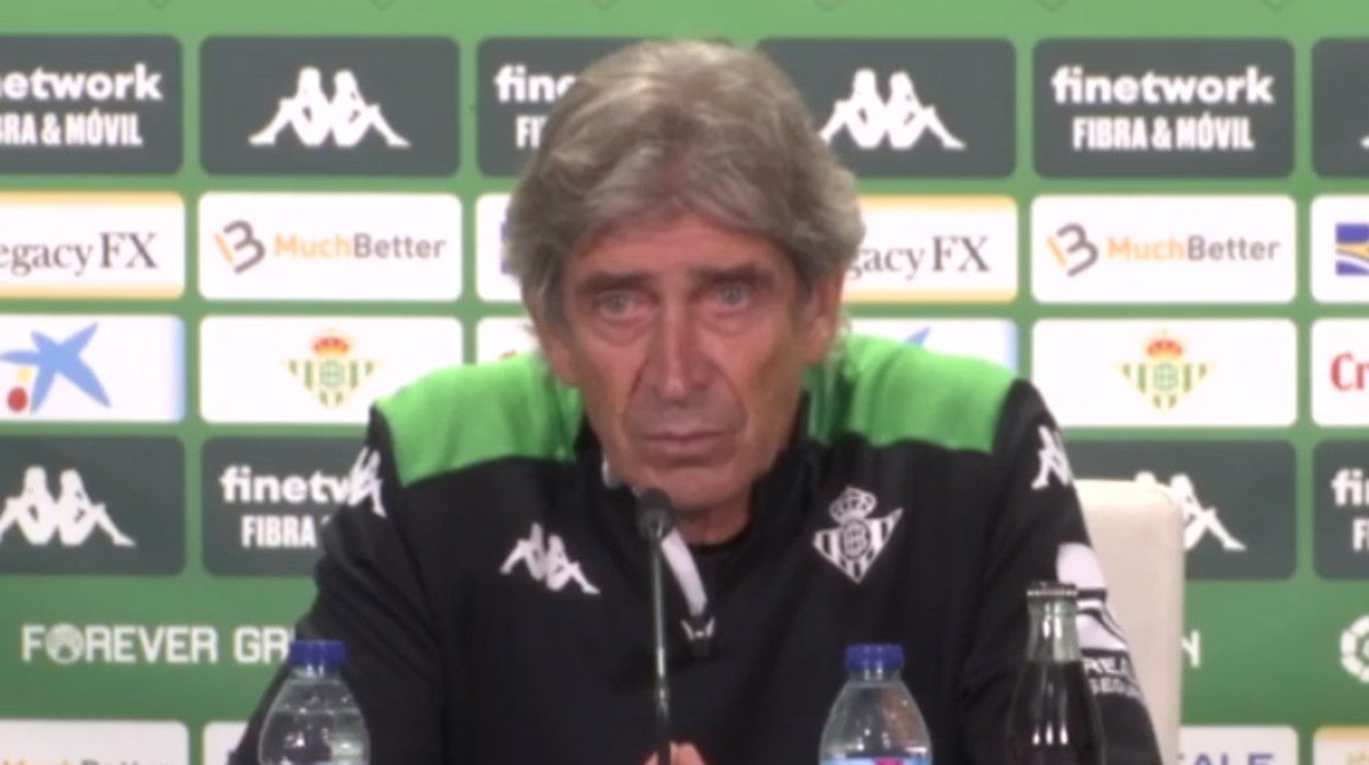 Manuel Pellegrini, entrenador del Real Betis