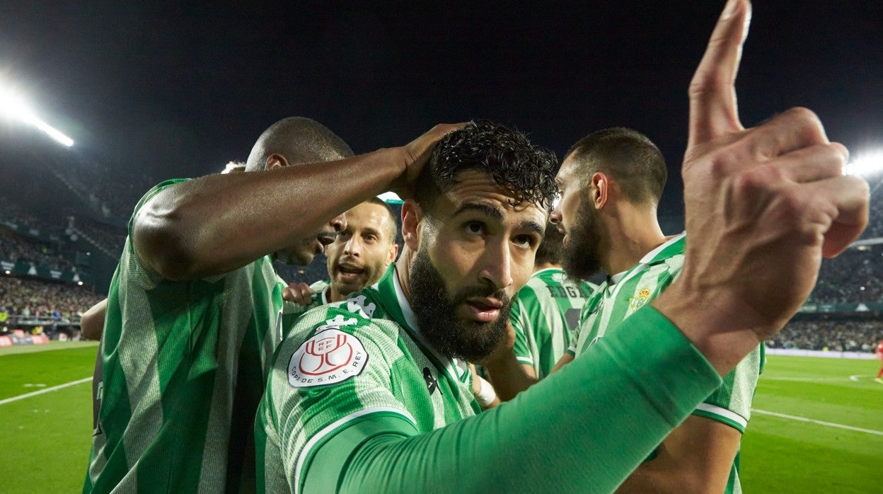 Fekir, en un partido con el Betis