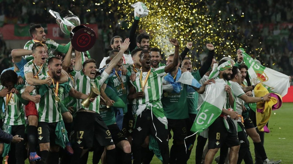 El Betis celebra la Copa del Rey