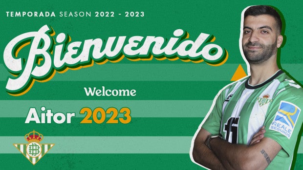 Aitor Blanco, nueva incorporación del Betis Futsal para la temporada 2022-23