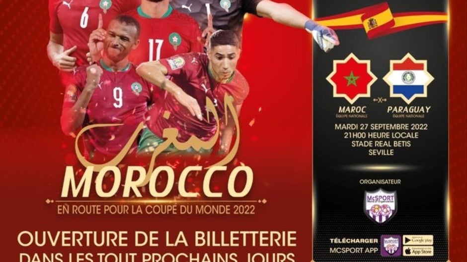 Marruecos preparará el Mundial en el Benito Villamarín midiéndose a Paraguay