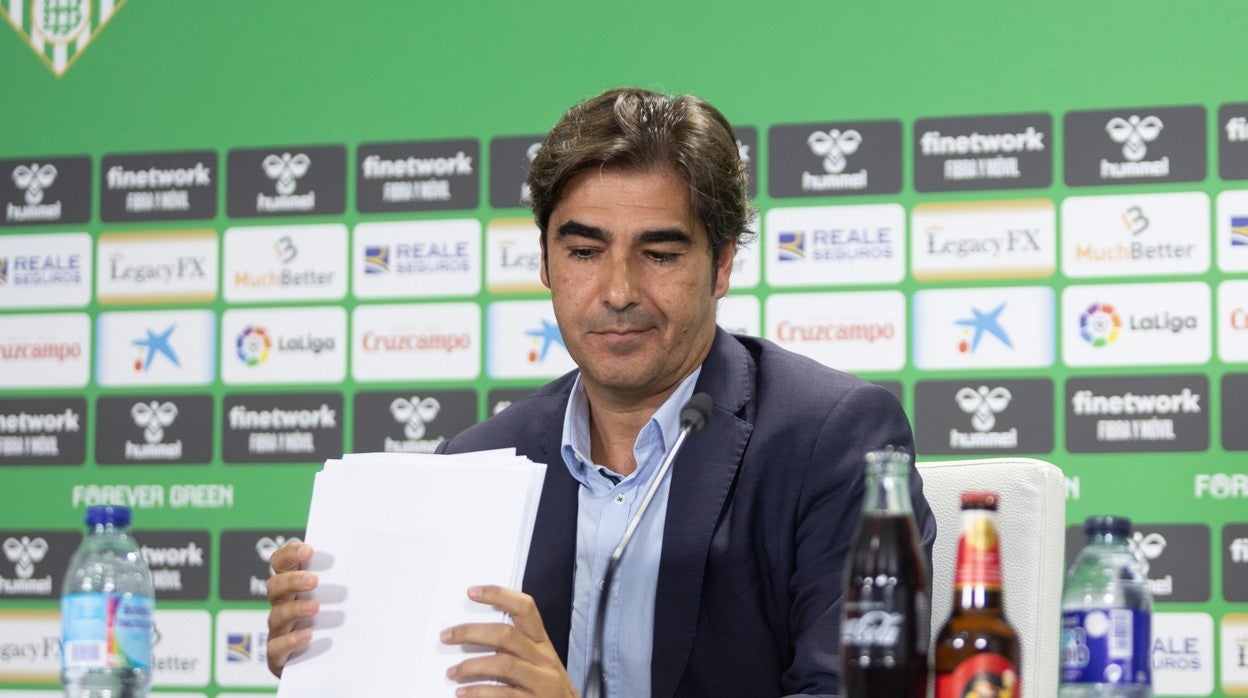 Ángel Haro, presidente del Real Betis