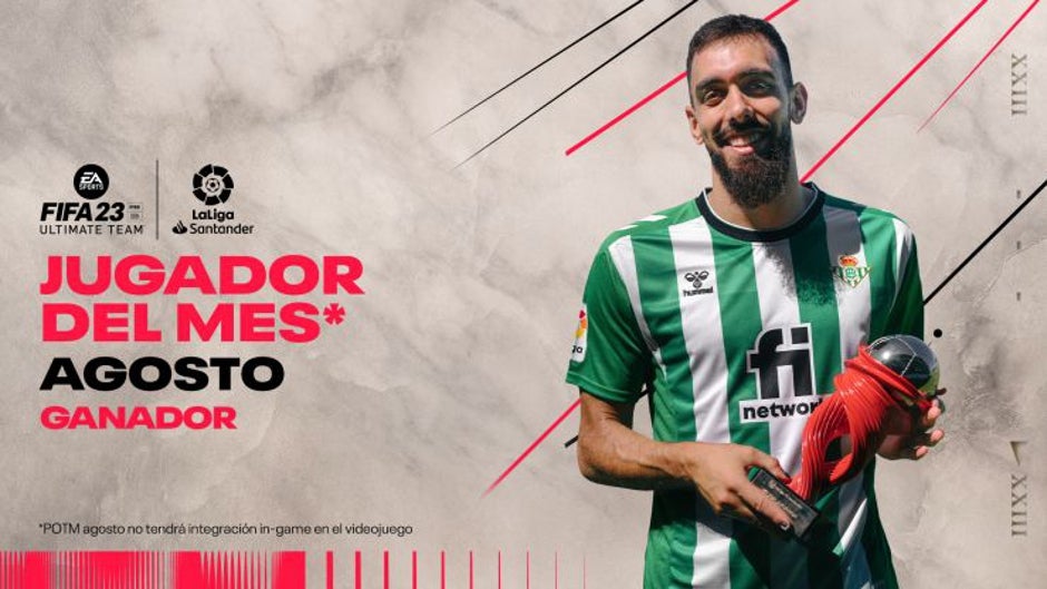 Borja Iglesias, elegido mejor jugador de LaLiga en agosto