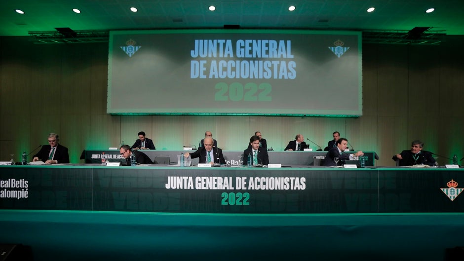 La junta del Betis, entre las soluciones económicas y el plan estratégico 2022-26