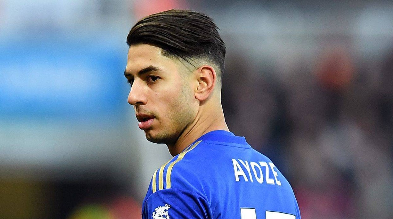 Ayoze, en un partido con el Leicester