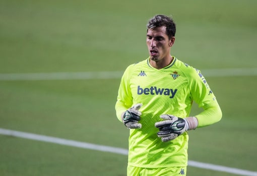 Joel Robles, en un Real Betis-Real Madrid de LaLiga 20-21
