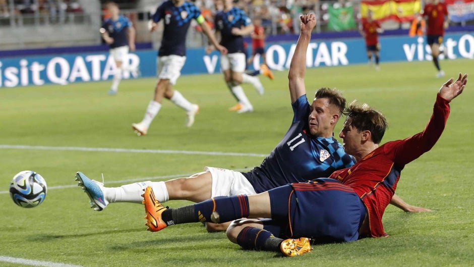 Rodri y Miranda, referentes de nuevo en la victoria de España sub 21 ante Croacia (1-0)