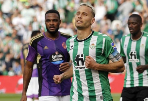 Canales, en el Betis - Valladolid