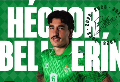 El Betis ha anunciado el fichaje de Héctor Bellerín