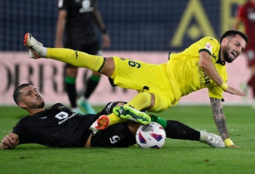 Guido Rodríguez y Baena, en el Villarreal - Betis