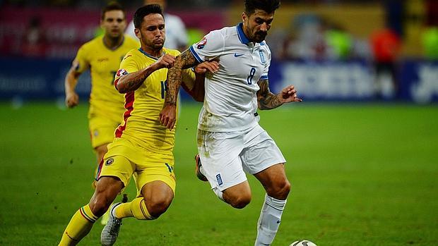 Florin Andonde, con Rumanía, ante Grecia