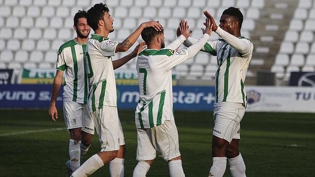Alegría de los jugadores del Córdoba B