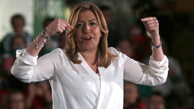 La presidenta de la Junta de Andalucía, Susana Díaz