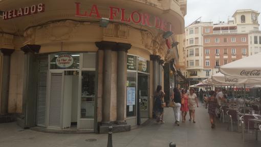 Aunque el calor apremie, los helados de La Flor de Levante -en la imagen, la heladería de Tendillas- son la mejor opción para mitigarlo