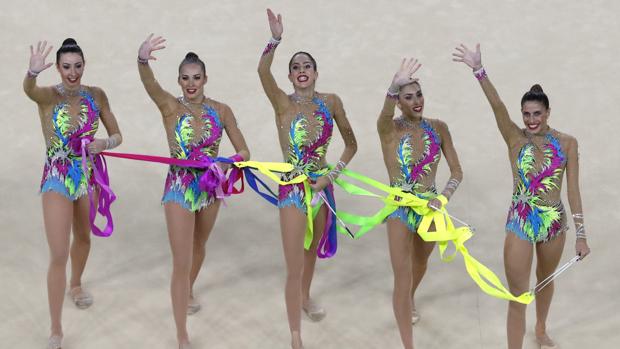 Plata para Lourdes Mohedano en gimnasia rítmica