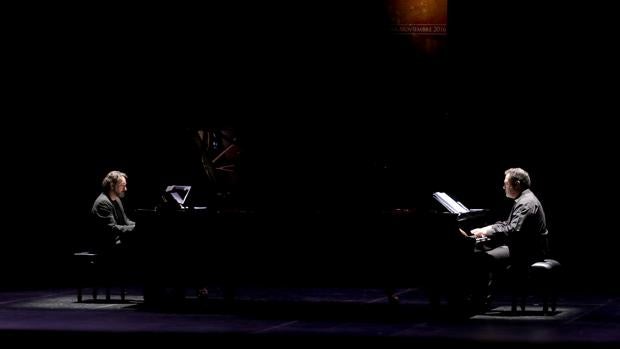 Un instante del concierto del festival Rafael Orozco