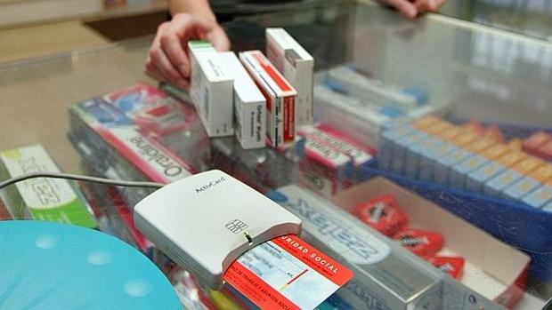 Medicamentos en una farmacia