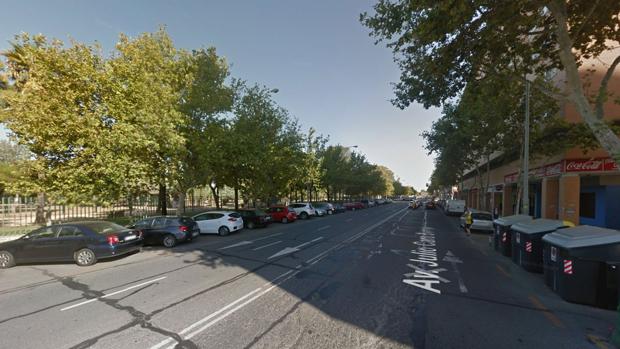 La avenida Julio Caro Baroja, donde ha tenido lugar el accidente