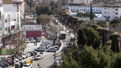 Vista de la Ronda del Marrubial, en cuya remodelación la Junta invertirá 3,4 millones