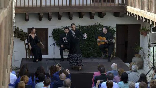 Actuación de flamenco en la Posada del Potro