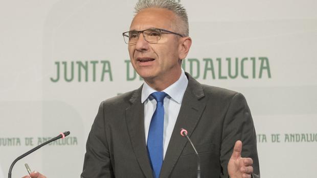 El portavoz de la Junta, Miguel Ángel Vázquez