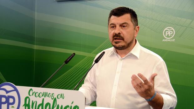 El popular Toni Martín, este lunes en Sevilla