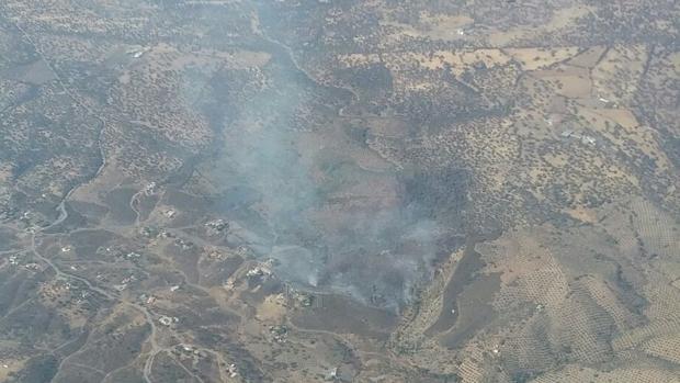 Estabilizado el incendio forestal de Pozoblanco