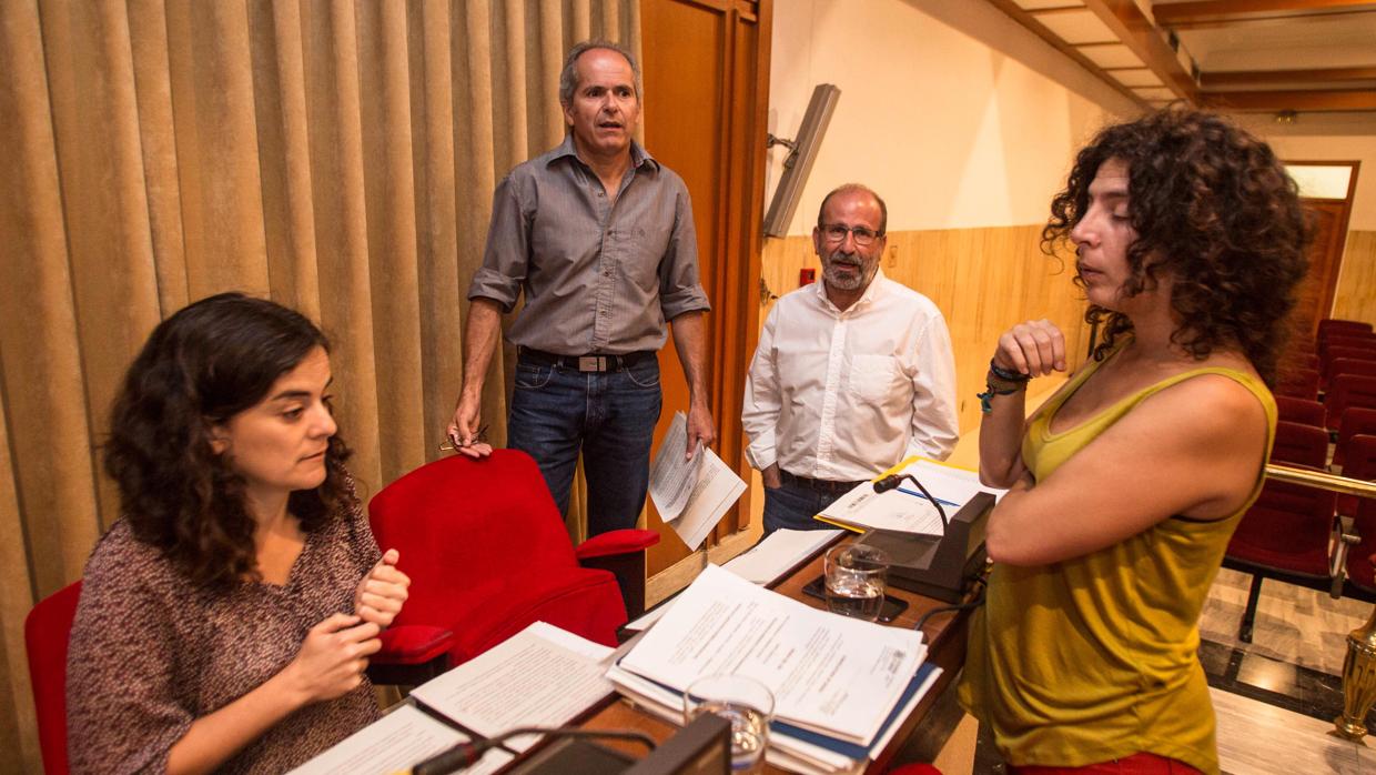 Grupo municipal de Ganemos Córdoba en un pleno de la ciudad