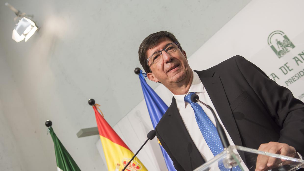 Juan Marín explica su posición tras el encuentro con Susana Díaz