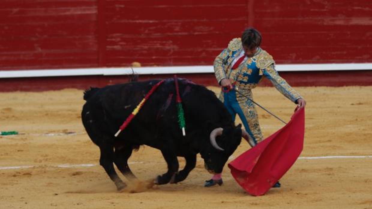 «El Cordobés», durante una corrida de esta temporada
