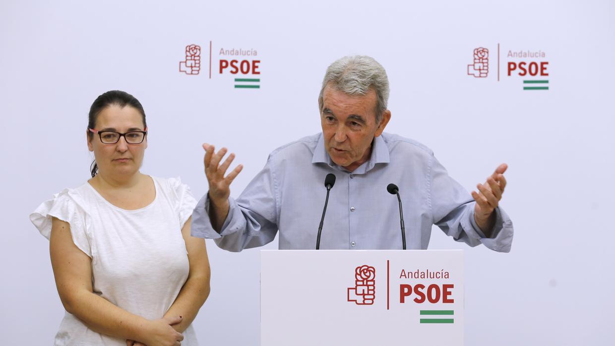 Teba Roldán junto a José Mellado