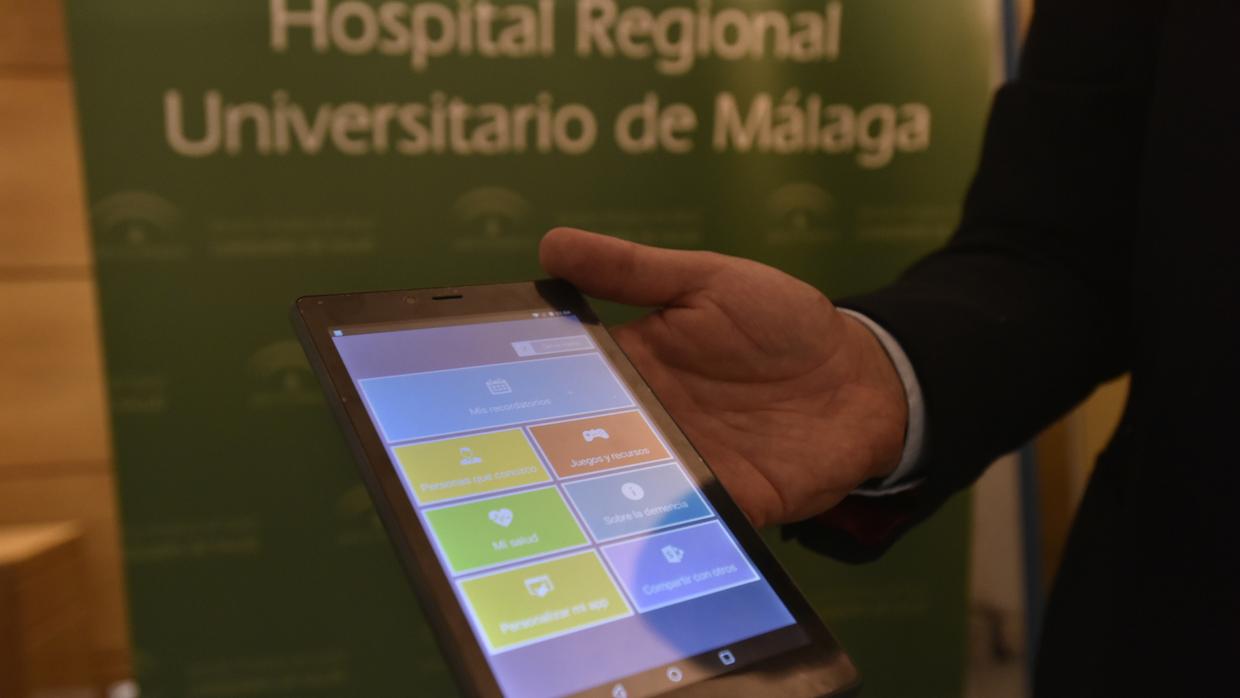 Aplicación que será probada en pacientes malagueños con demencia